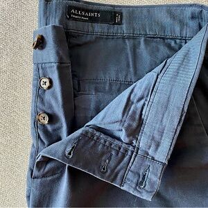 All Saints Park chinos ( skinny straight fit ) 34x32 in slate grey.